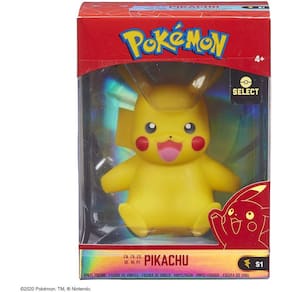 Boneco Pikachu Pokemon Entra Pokebola Articulado Brinquedo em