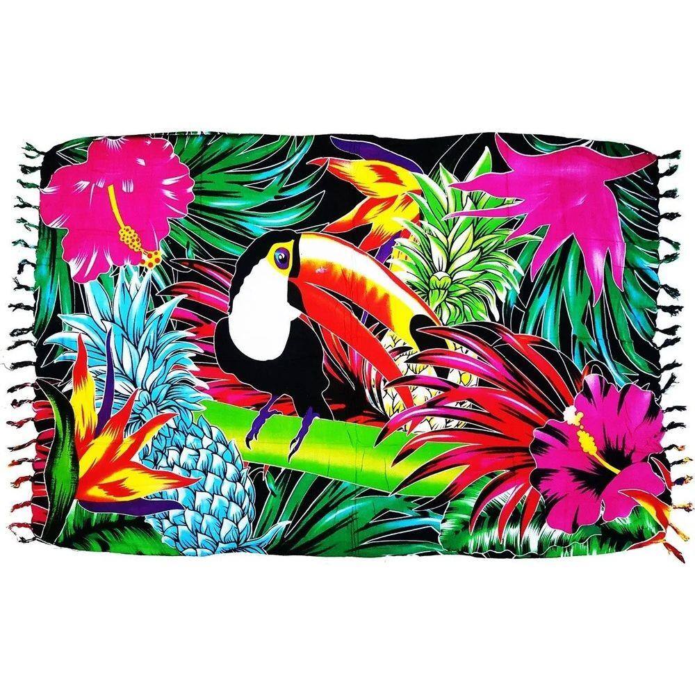 Canga De Praia Tropical Animais Vários Modelos