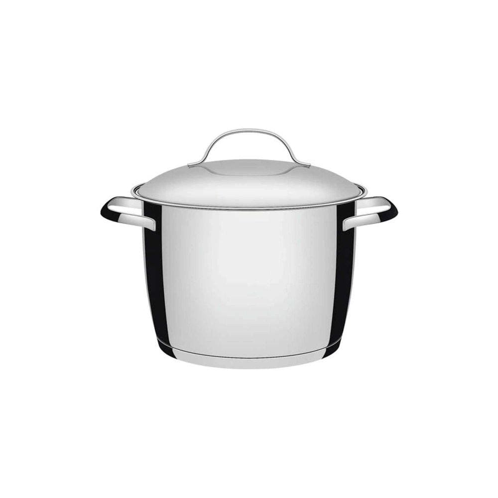 Caldeirão Allegra Tramontina em Aço Inox e Fundo Triplo 24cm