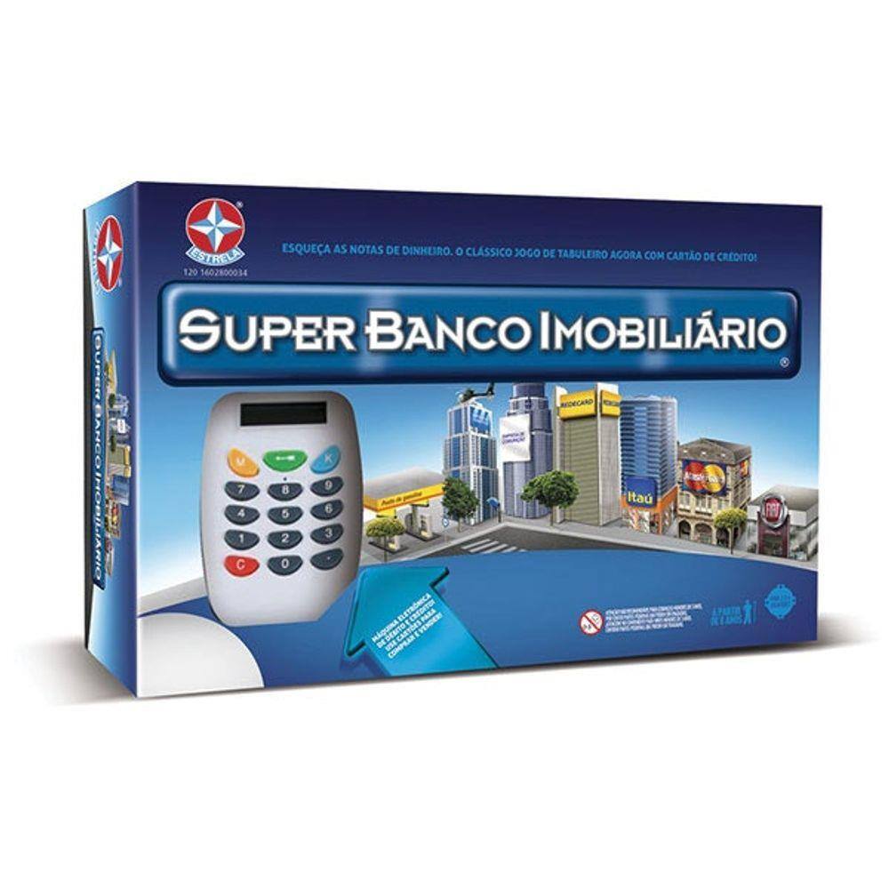 Banco Imobiliário Jogo Tabuleiro Tradicional