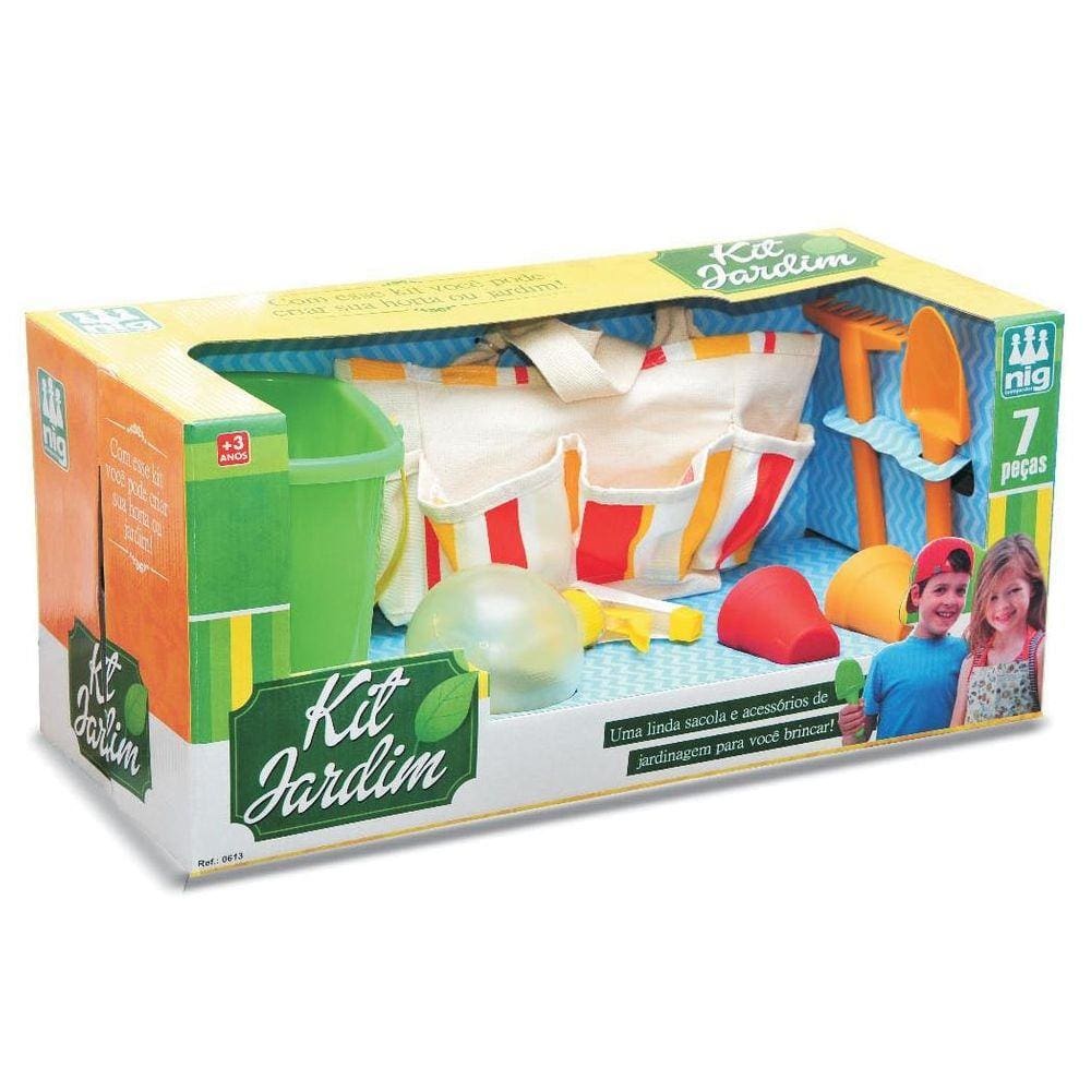Kit Jardim Infantil Com Acessorios Da Nig Brinquedos 0613