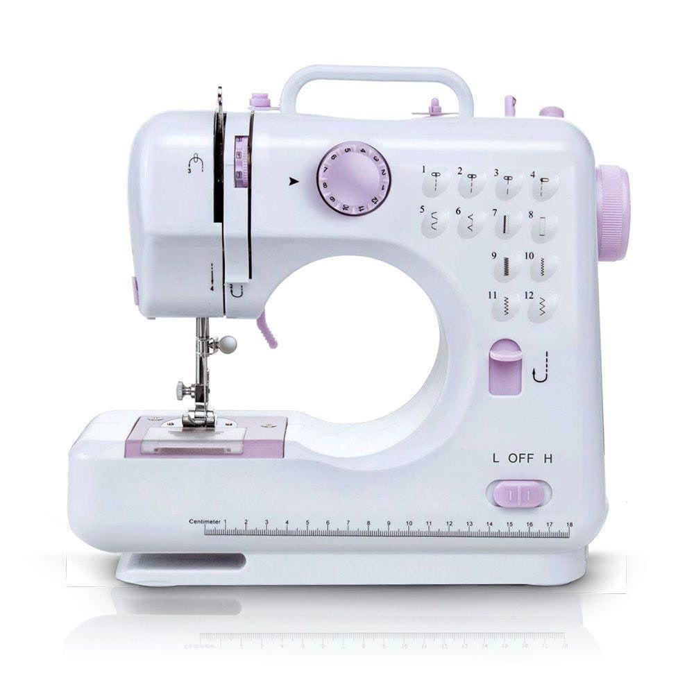 Máquina De Costura Multifuncional Portátil 12 Pontos Bivolt