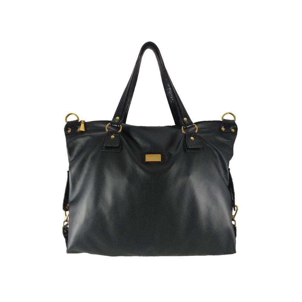 Mala Bolsa De Viagem Topgrife Couro Preto