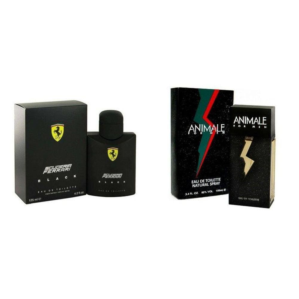 Kit Ferrari Black 125ml e Animale For Men 100ml