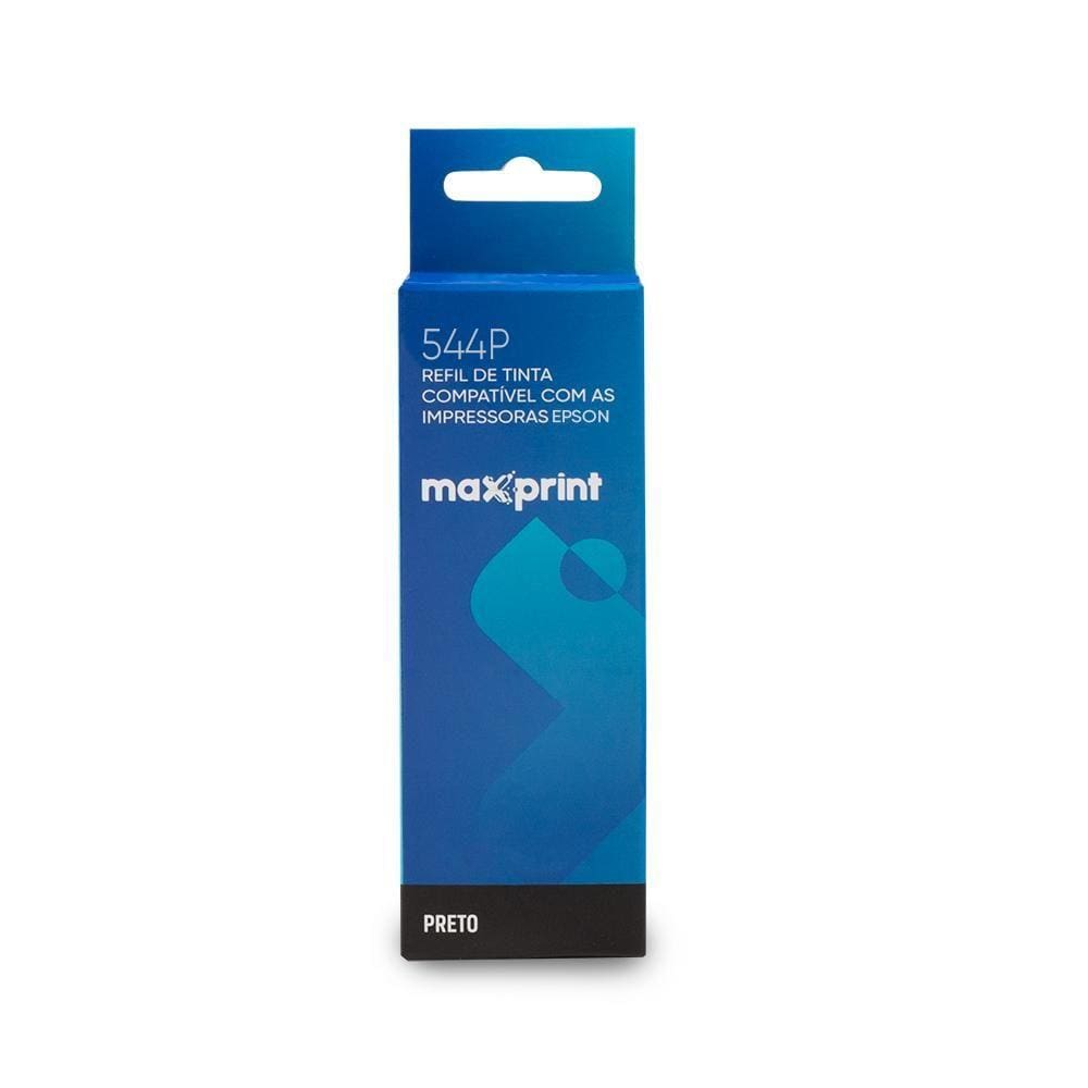 Refil Tinta Maxprint Indicado Para Epson 544P Preto
