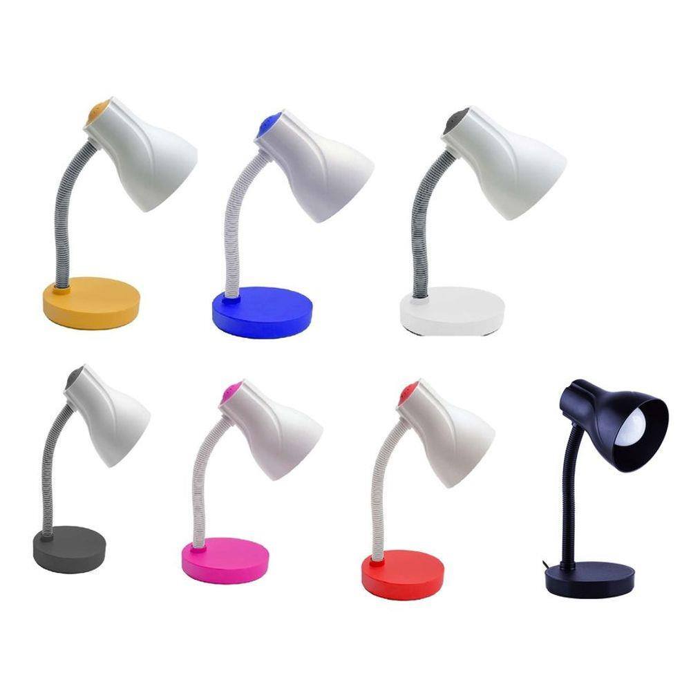 Luminária De Mesa/ Escritório Direcionável E-27 20w Spiralle
