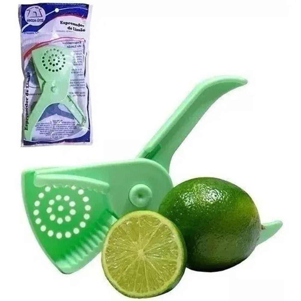 Espremedor De Limão De Plastico Verde Decor Util