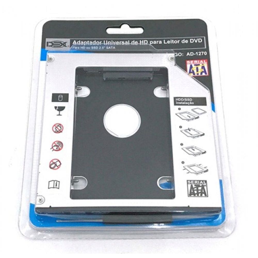 Gaveta Caddy P/ Drive De Cd Note 12,7 Dex