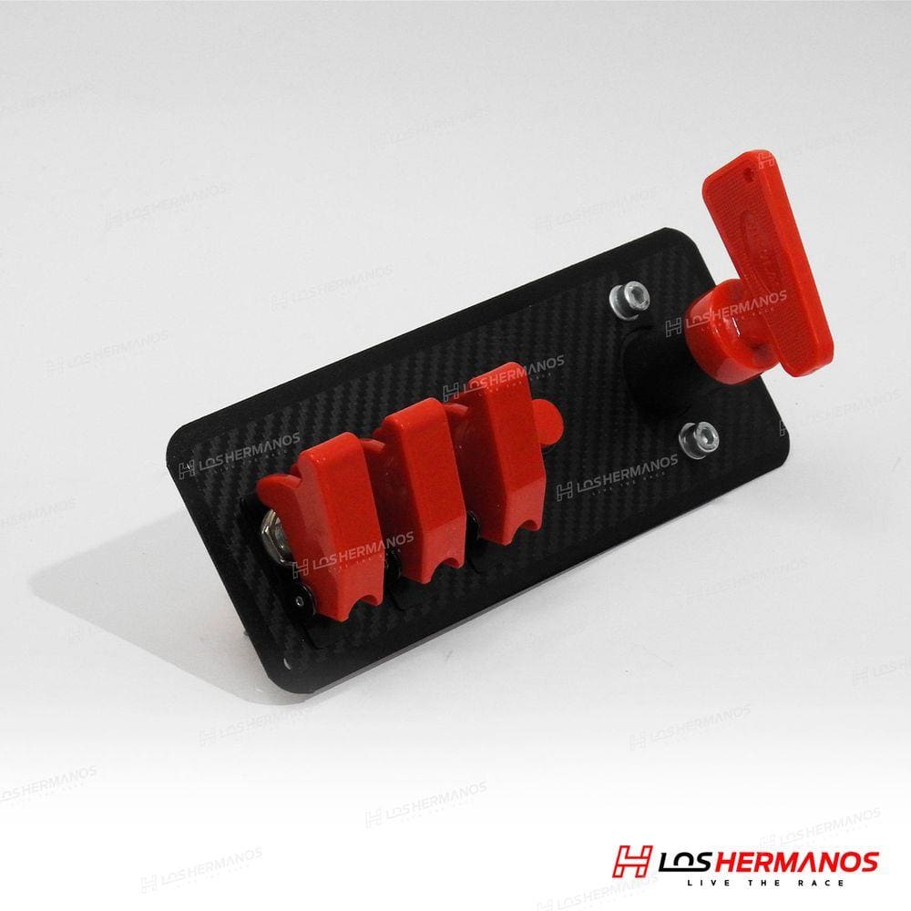 Painel De Instrumentos E Botão Start - Preto/Vermelho