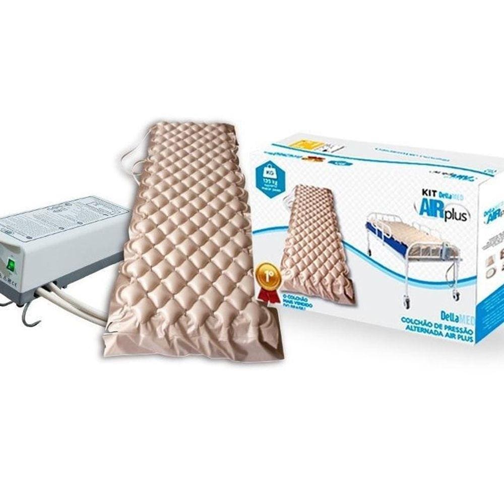 Colchão Pneumático Hospitalar Anti Escaras 127V Dellamed