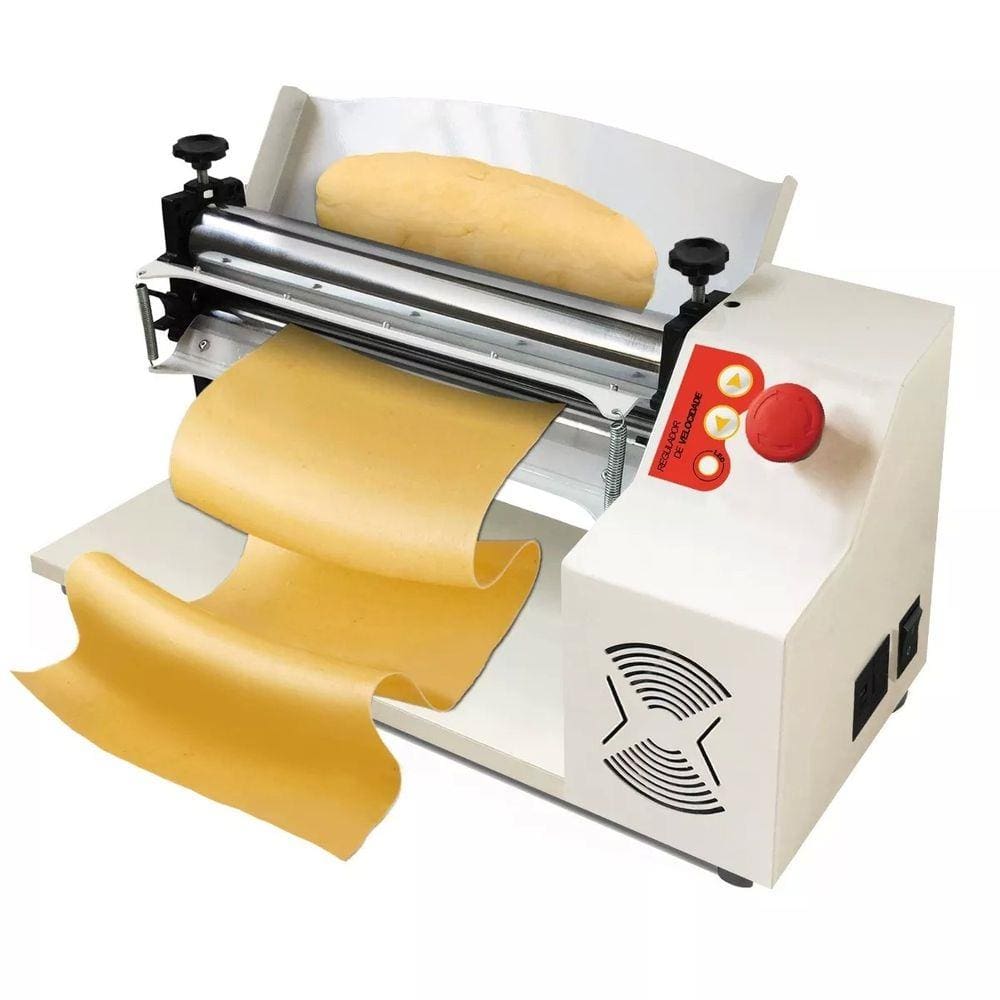 Cilindro de Massa Laminador Elétrico Pizza, Pastel, Lasanha Tao