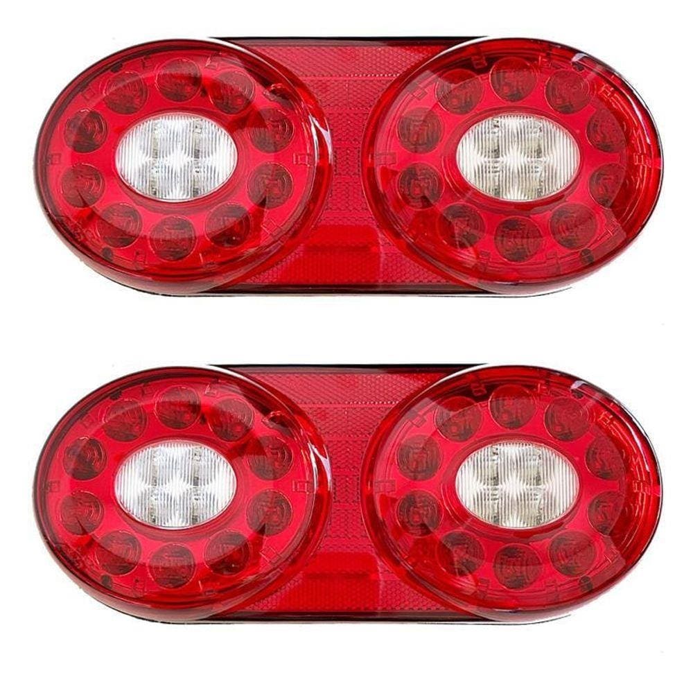 Par Lanterna Traseira Style Carreta Randon Led Apos 2013