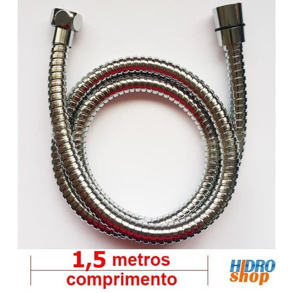 Flexível 1,5 m Cromado 1/2” - F10812