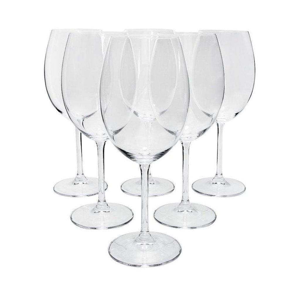 Jogo de Taça de Vinho Bordeaux Gastro 580 ml 6 Peças - Bohemia