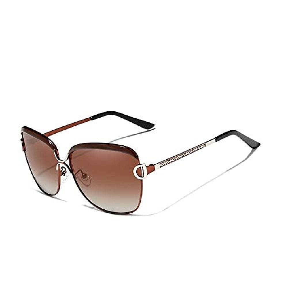 Óculos de Sol Feminino Degradê Kingseven Proteção Polarizados UV400 (C4)