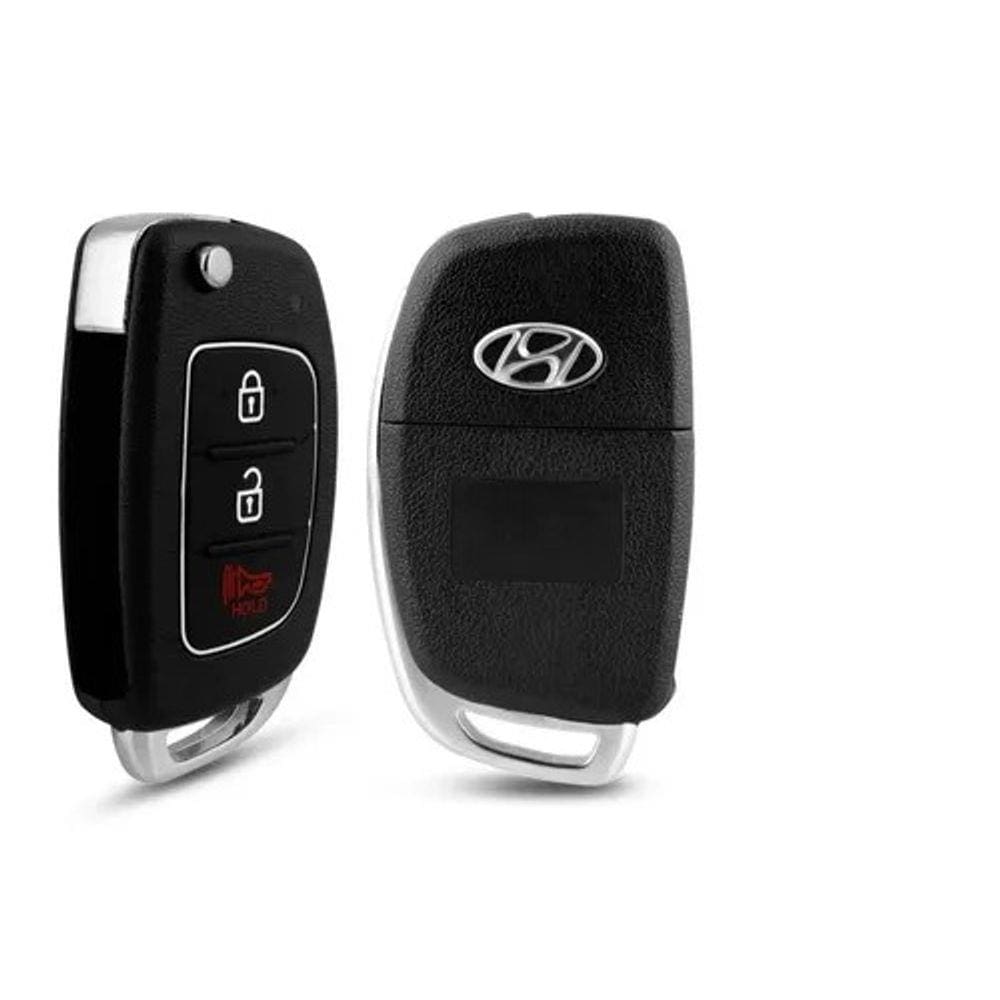 Chave Canivete Carcaça Hb20 12 2013 2014 2015 À 2018 3 Botao