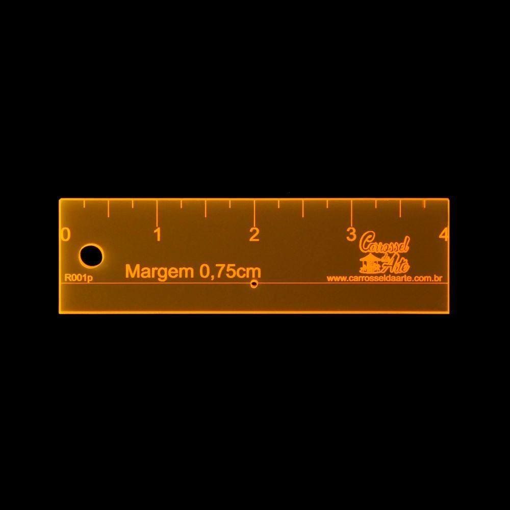 Régua Margem De Costura De 0,75cm Polegada Furo para Agulha