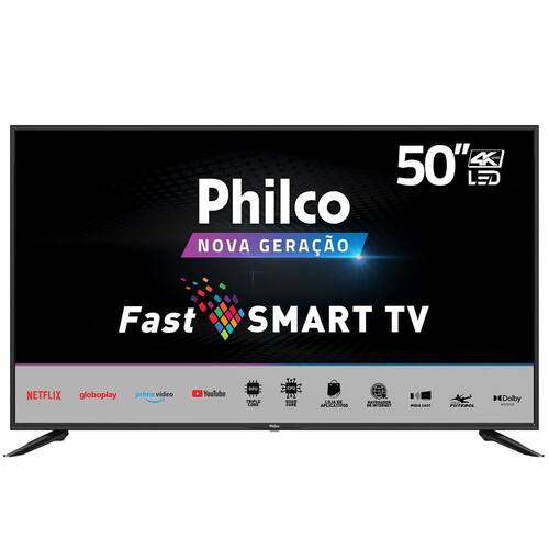 Smart Tv Philco PTV50N10N5E D-Led UltraHD 4K 50" Menor preço em Smart Tv Philco PTV50N10N5E D-Led UltraHD 4K 50"