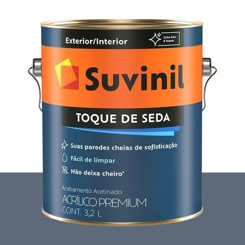 Tinta Acrílica Acetinada Suvinil Baleia-azul 3,2 L