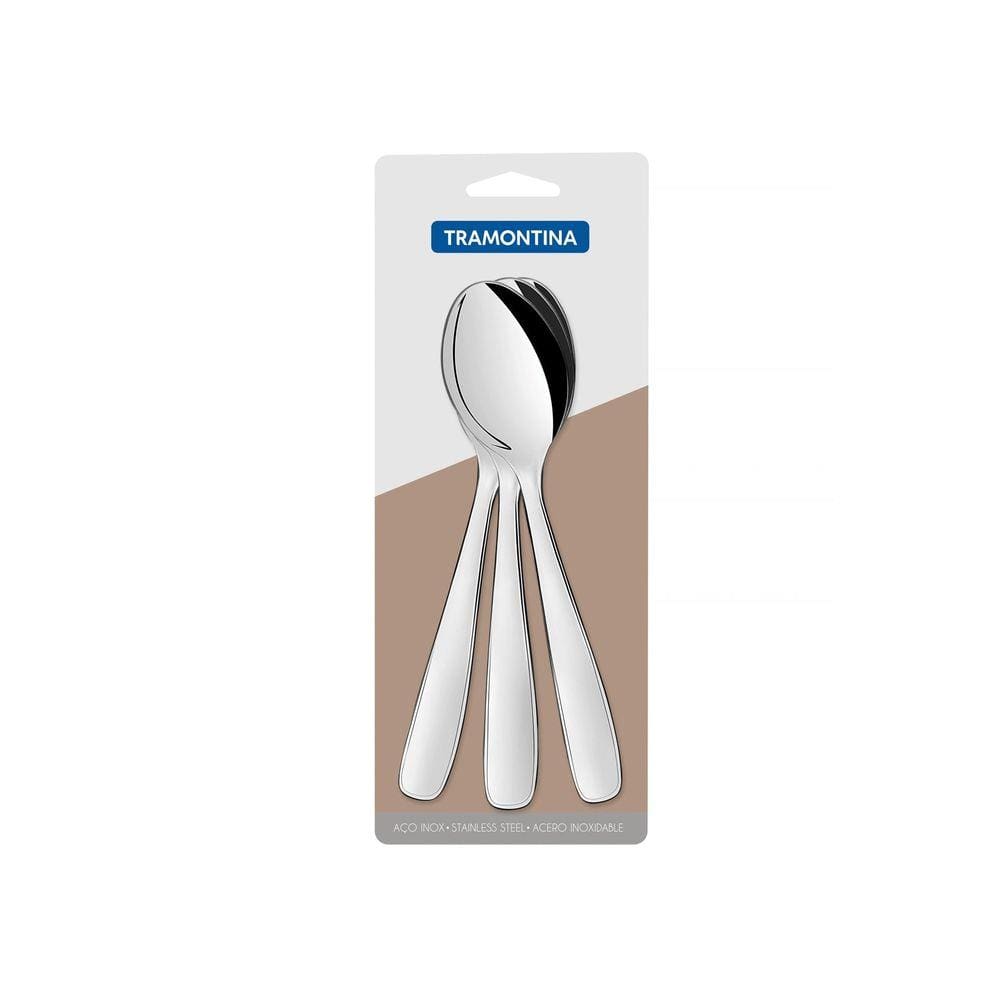 Conjunto de colheres de mesa aço inox 3 pç. Tramontina