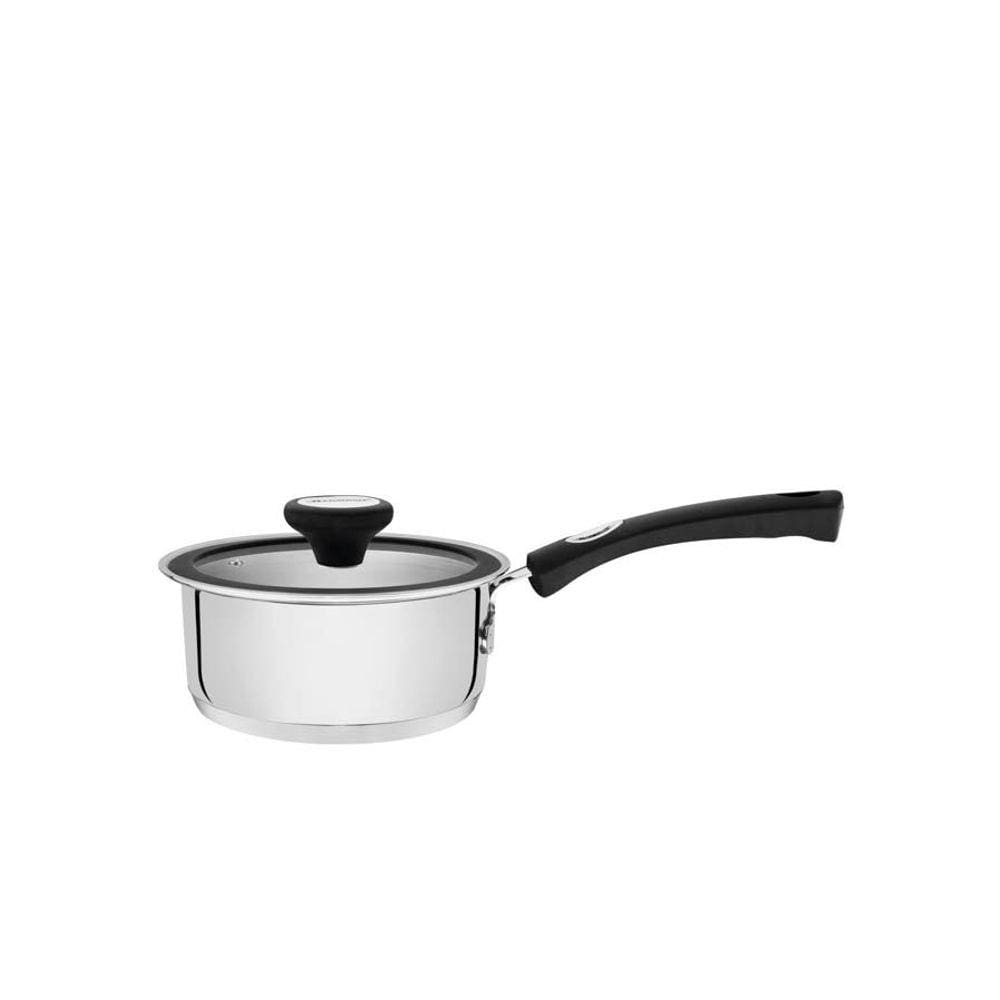 Panela Tramontina Solar Silicone em Aço Inox com Fundo Triplo 16 cm 1,4 L Tramontina