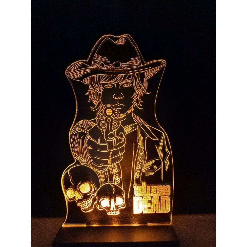Luminária Abajur Led The Walking Dead Carl Grimes
