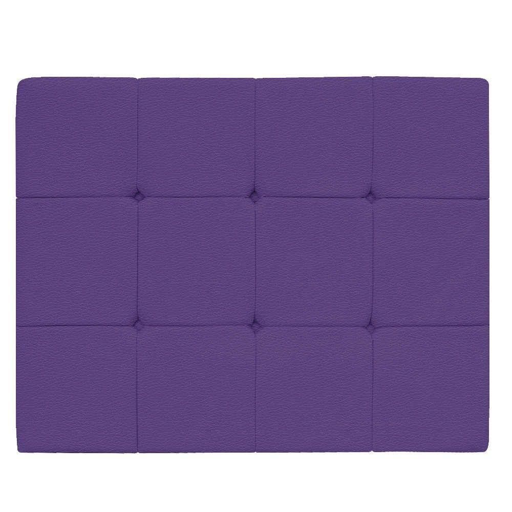 Cabeceira Suspensa Sleep 100 Cm Solteiro Corano Roxo
