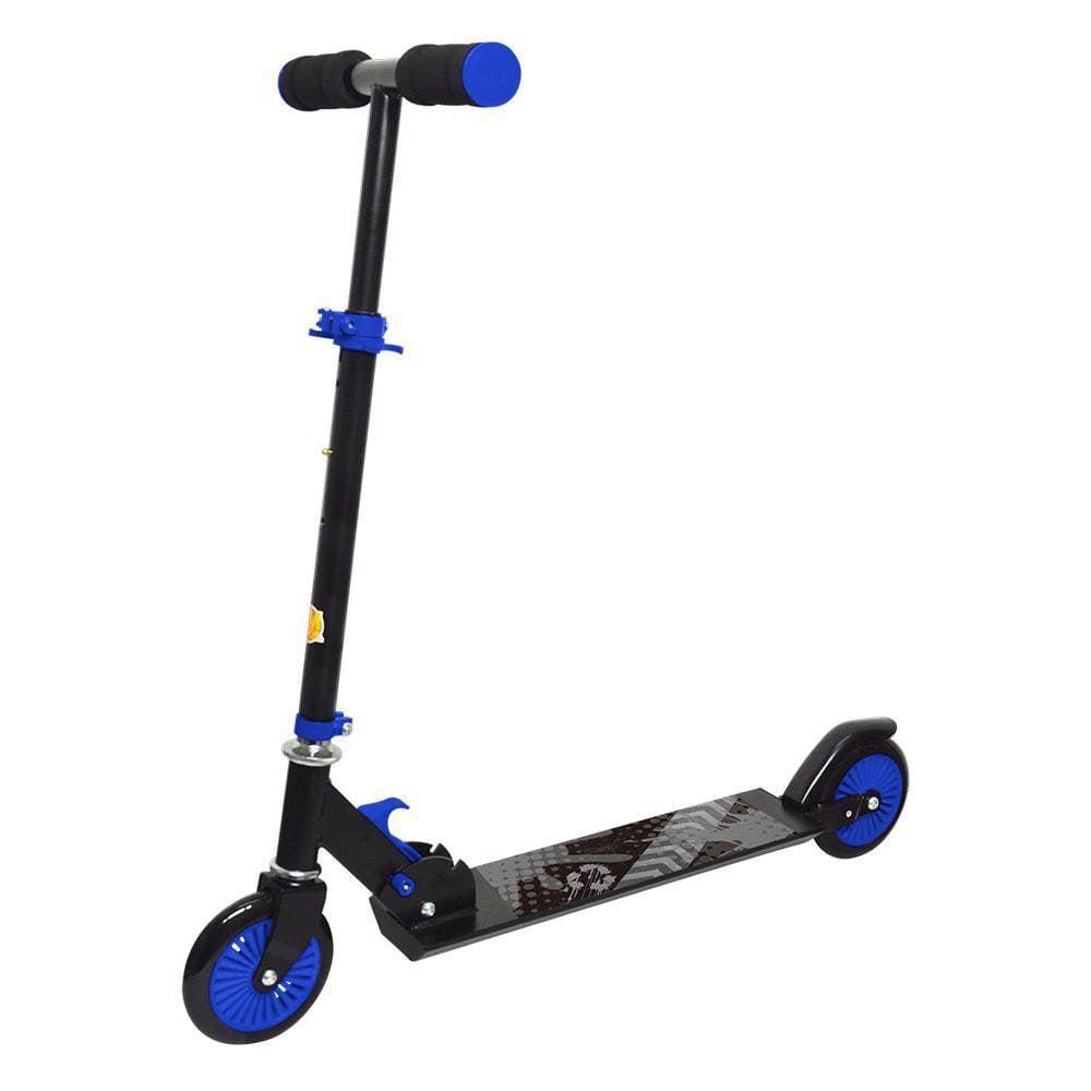 Patinete Infantil Radical 50 Kg Em Aluminio Dobrável - Azul