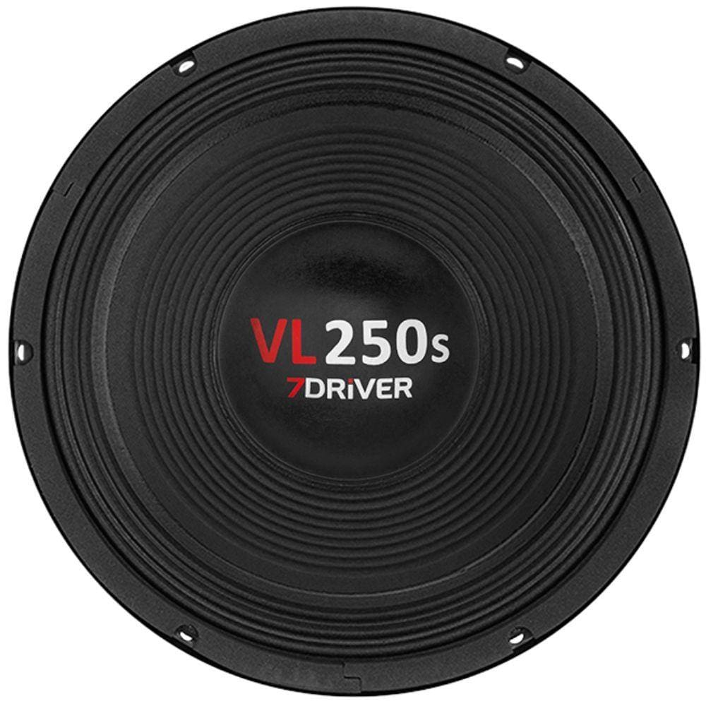 Alto Falante Woofer 7Driver 10" VL 250S 125W Rms 8 Ohms