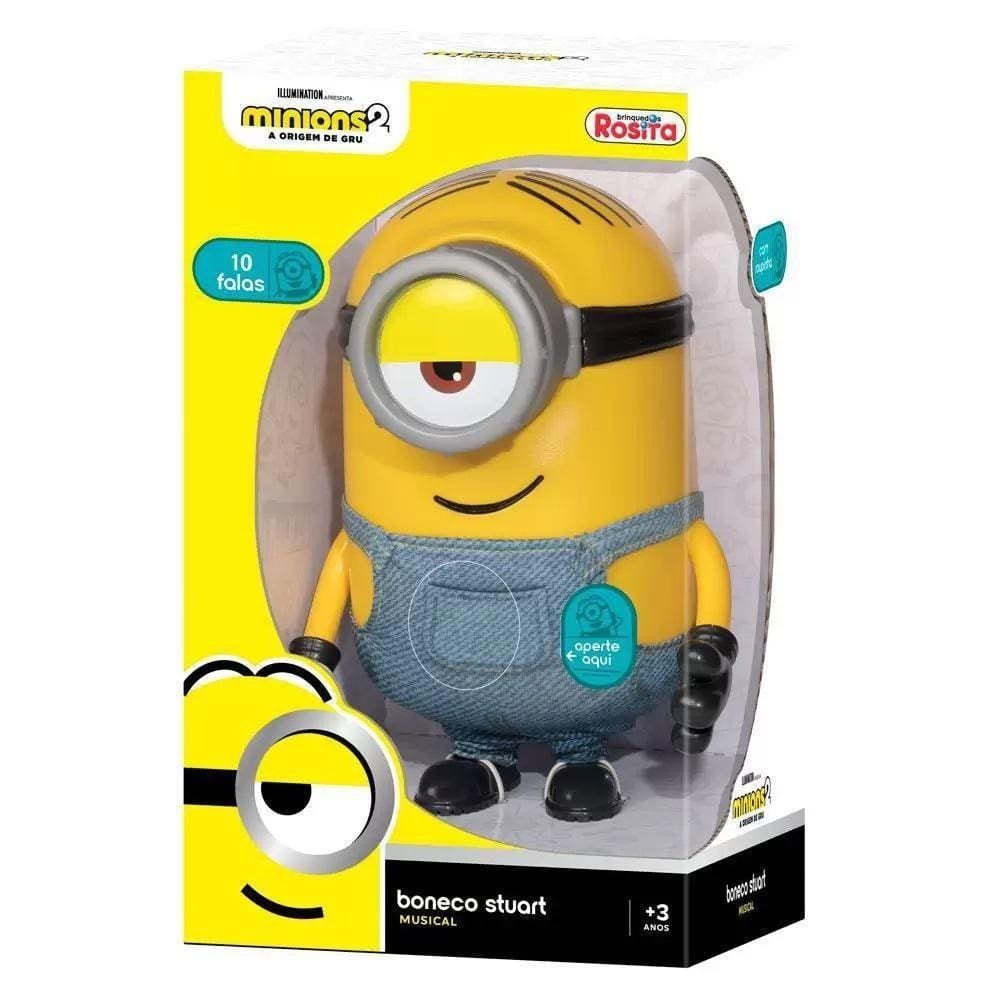 Boneco Eletrônico Minions A Origem De Gru Stuart Rosita 1080