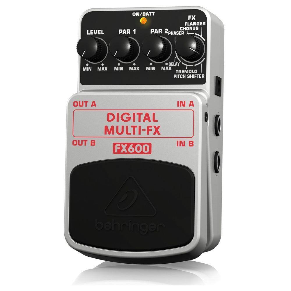 Pedal Digital Estéreo Multi-efeitos FX600 Behringer