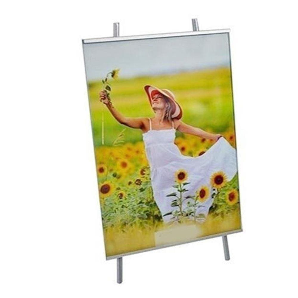 Porta Retrato 15X21 Cavalete Vertical Prata