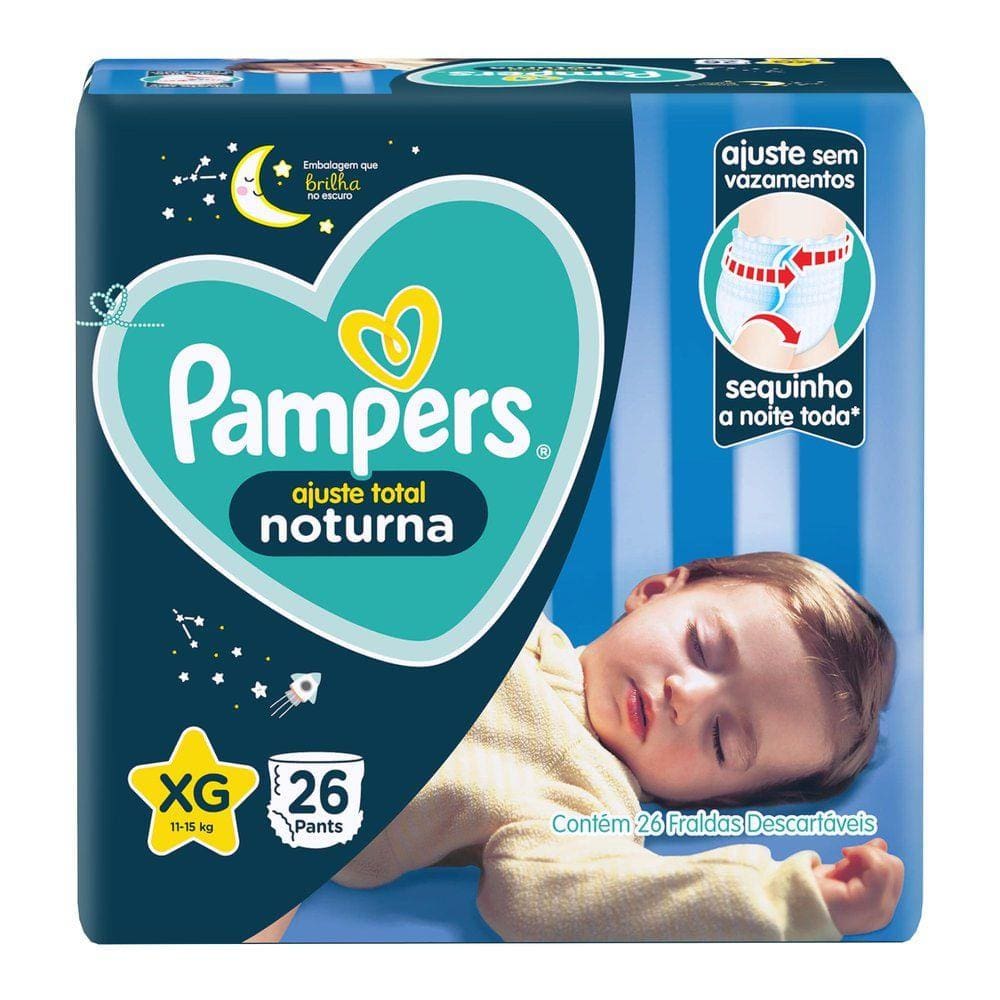 Fralda Pampers Ajuste Total Xg | Extra