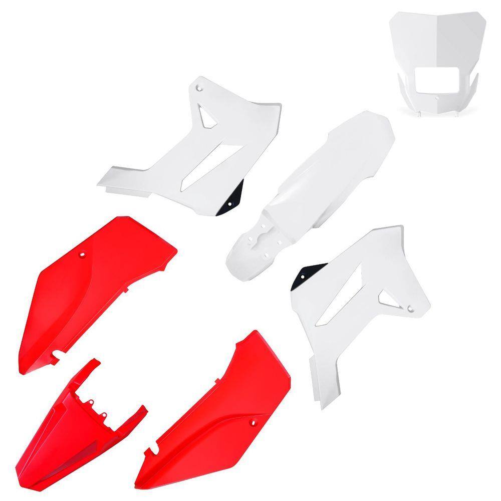 Kit Plástico Carenagem Biker R1de C/ Carenagem Farol Xr 250 Tornado