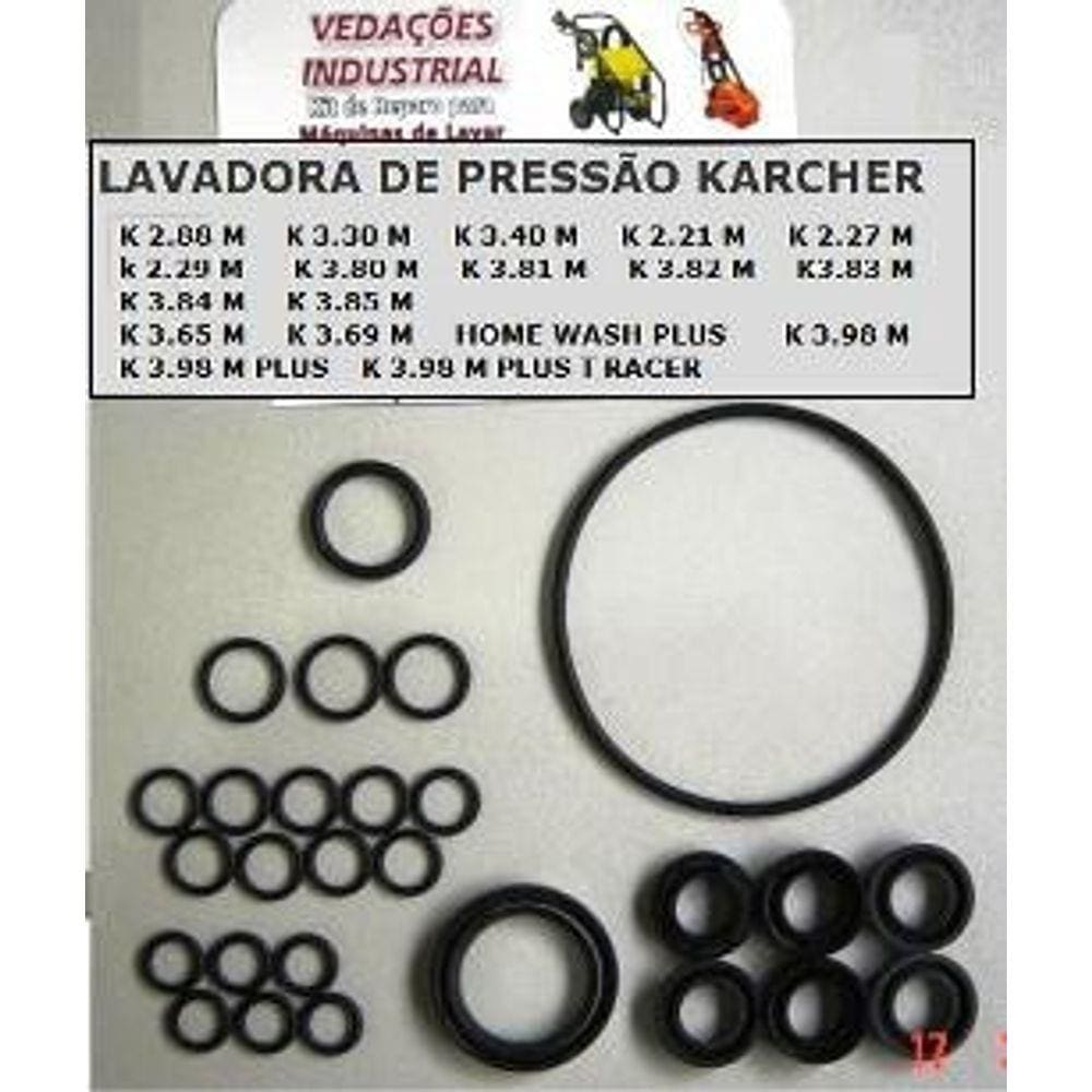 Reparo para Lavadoras de Pressão Karcher Mod Domestico - KITLAVPRES1