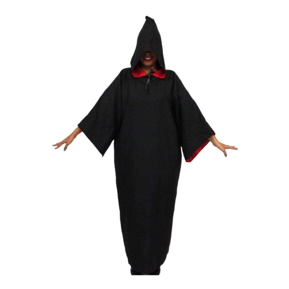 Fantasia Halloween Adulta Masculina Anjo da Morte Único