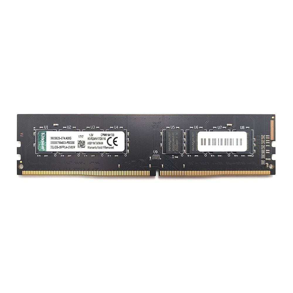 Memória Kingston 16GB, DDR4, 2400MHz, CL17 - KVR24N17D8/16