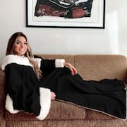 Cobertor com Manga Sherpa Quentinho Casa Dona