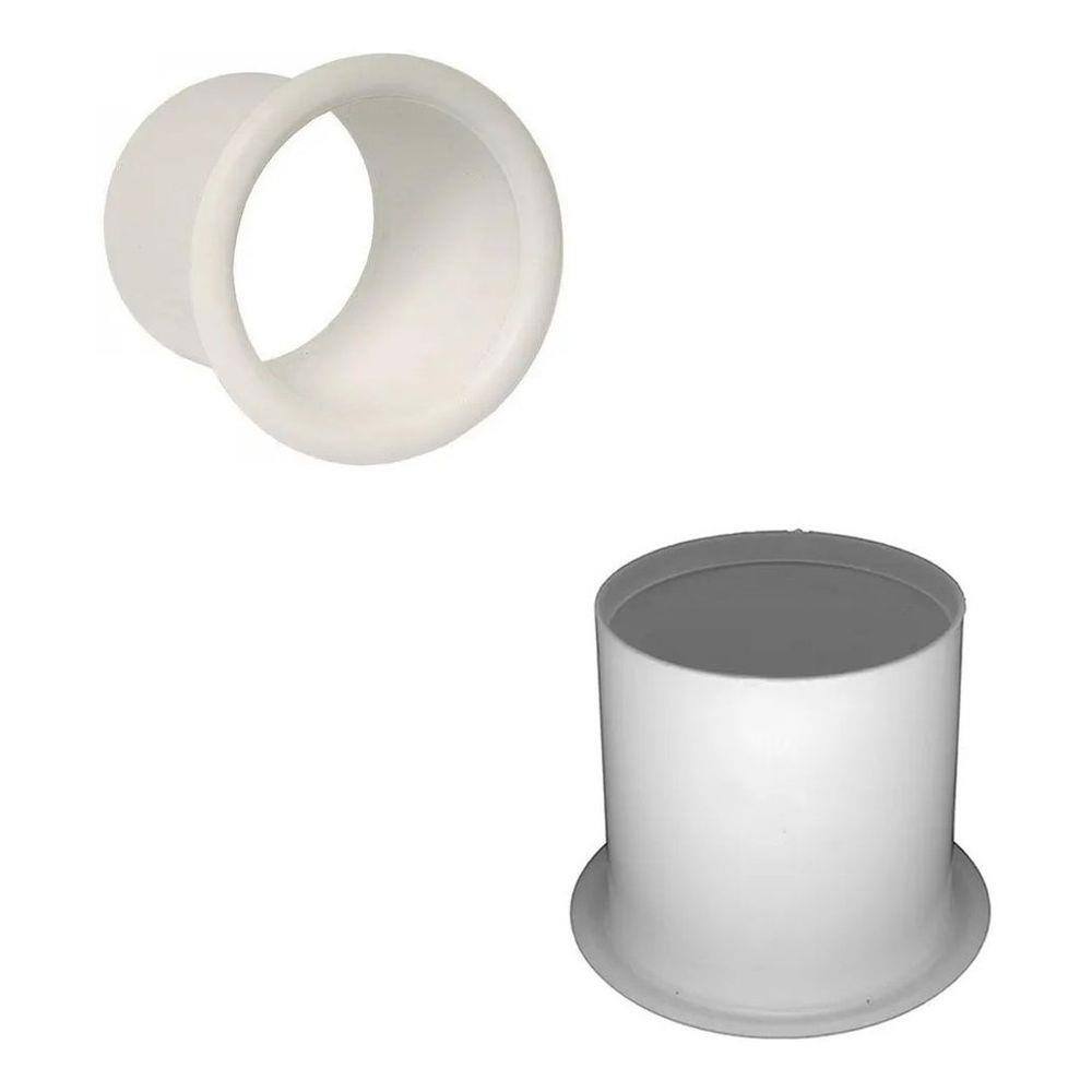 Aero Duto 4  Fiamon Plástico Branco para Caixas Acústicas