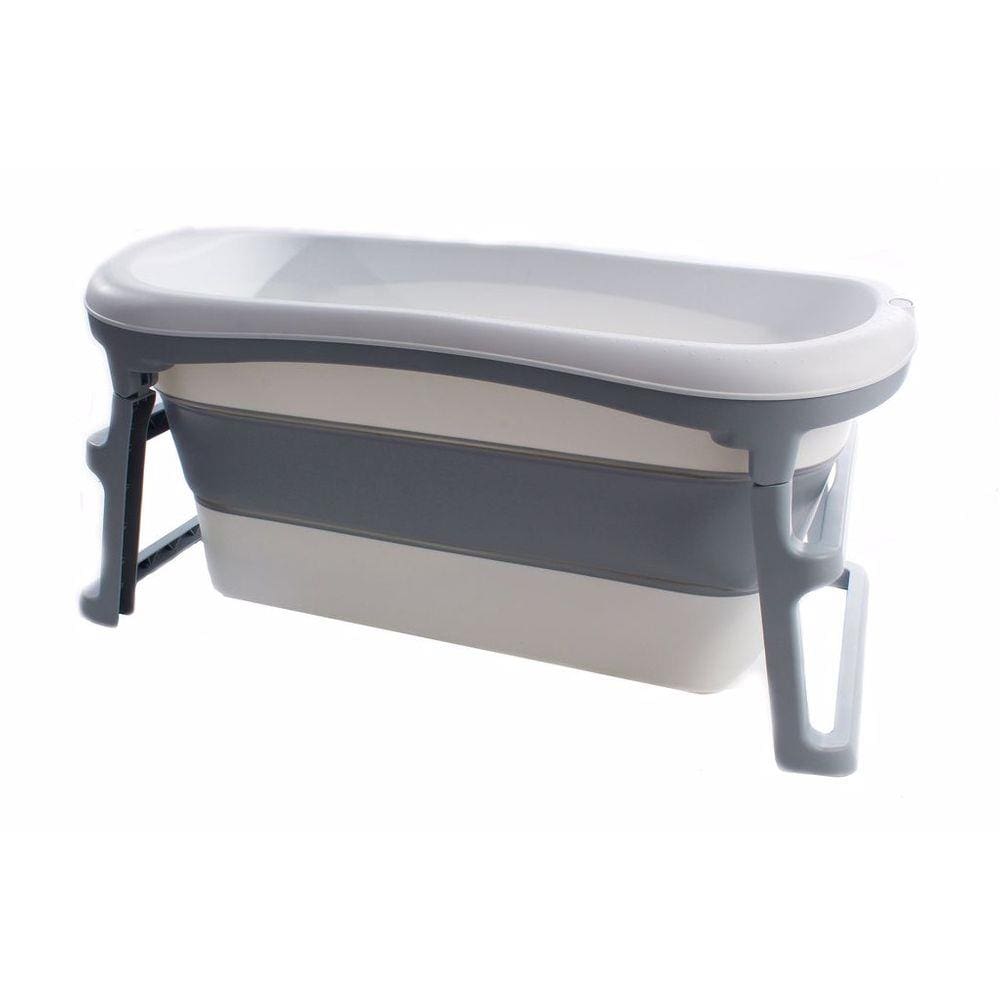 Banheira Dobravel Adulto Cinza