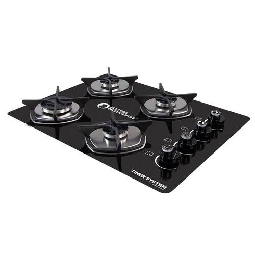 Fogão Cooktop a Gás 4 bocas Sistema de Segurança e Tremp Ferro Fundido TS42XIFN Menor preço em Fogão Cooktop a Gás 4 bocas Sistema de Segurança e Tremp Ferro Fundido TS42XIFN
