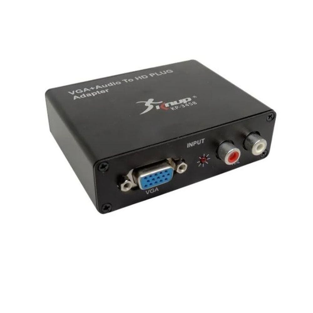 Conversor De Vga Para Hdmi C/ Audio Knup Kp-3458