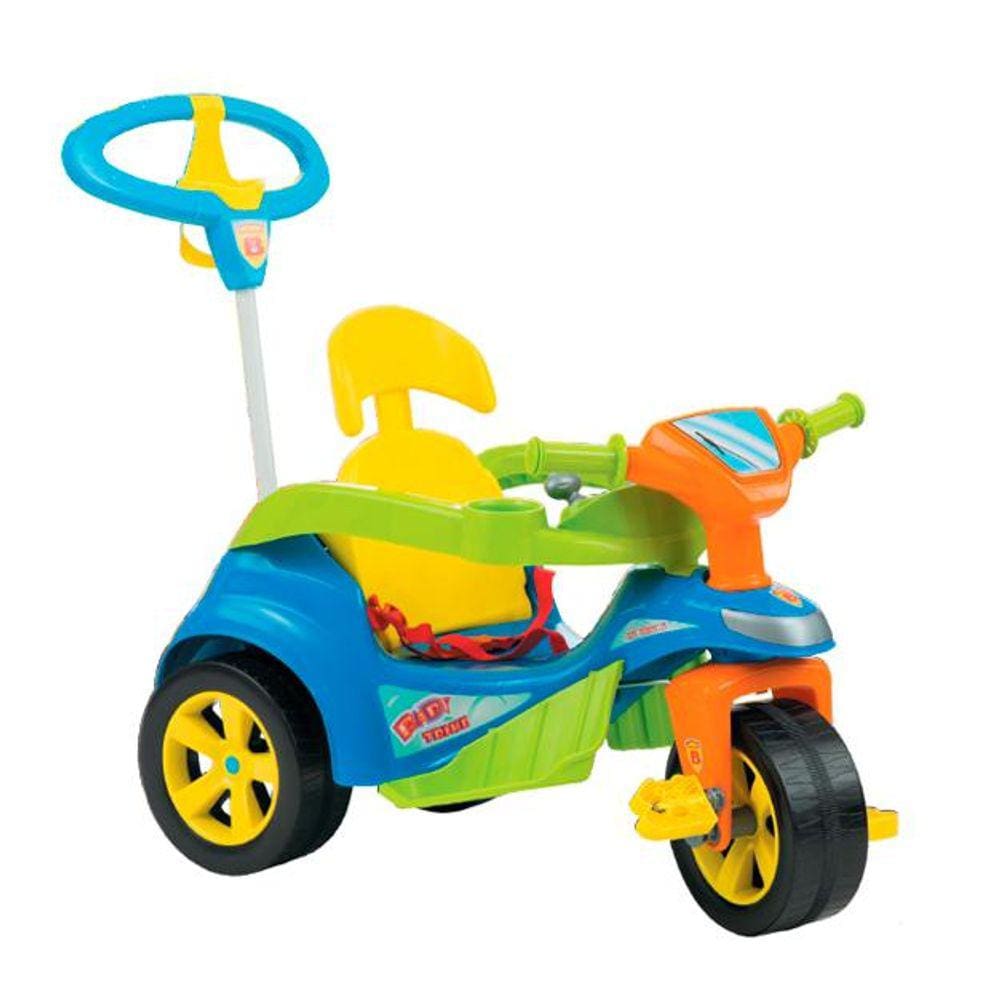 Triciclo Baby Trike Evolution Pedal c/ Emp. Azul Biemme