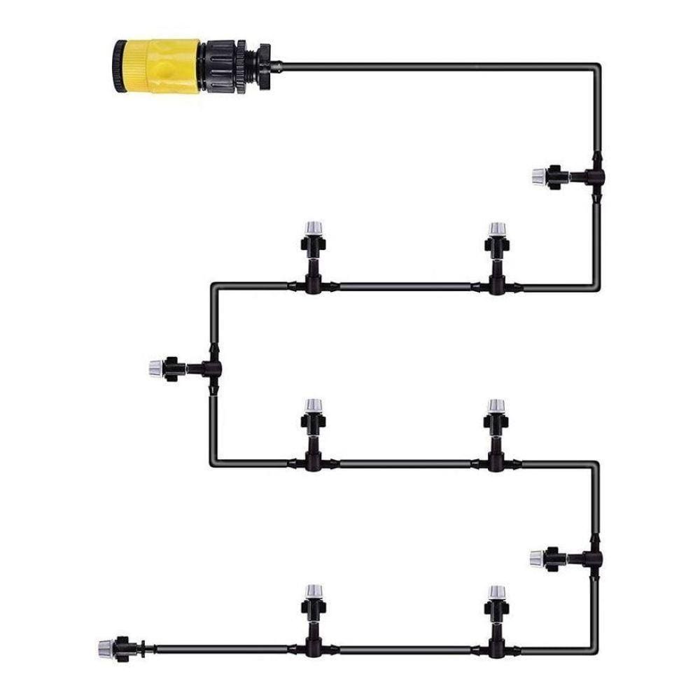 Mangueira Climatizadora Nevoa Kit Sistema Irrigacao Jardim