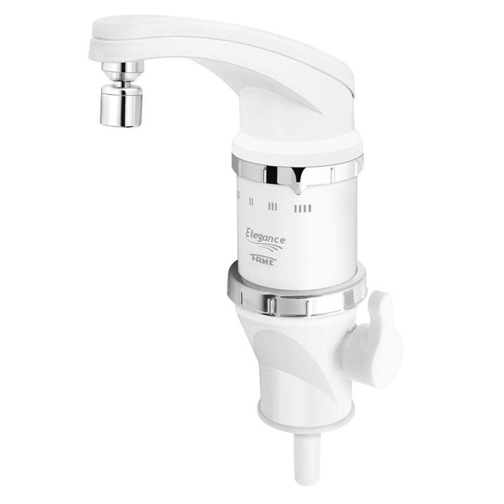Torneira Elétrica Fame Elegance 4 Temperaturas de Bancada Branca 127V