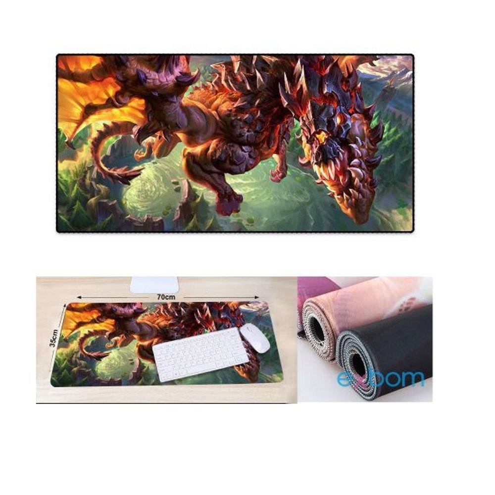 Mouse Pad Gamer 700 X 350 Asa Do Vulcão