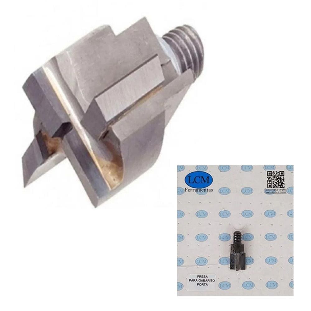 Fresa 16mm Para Gabarito Gf100 Fechadura Porta - Lcm
