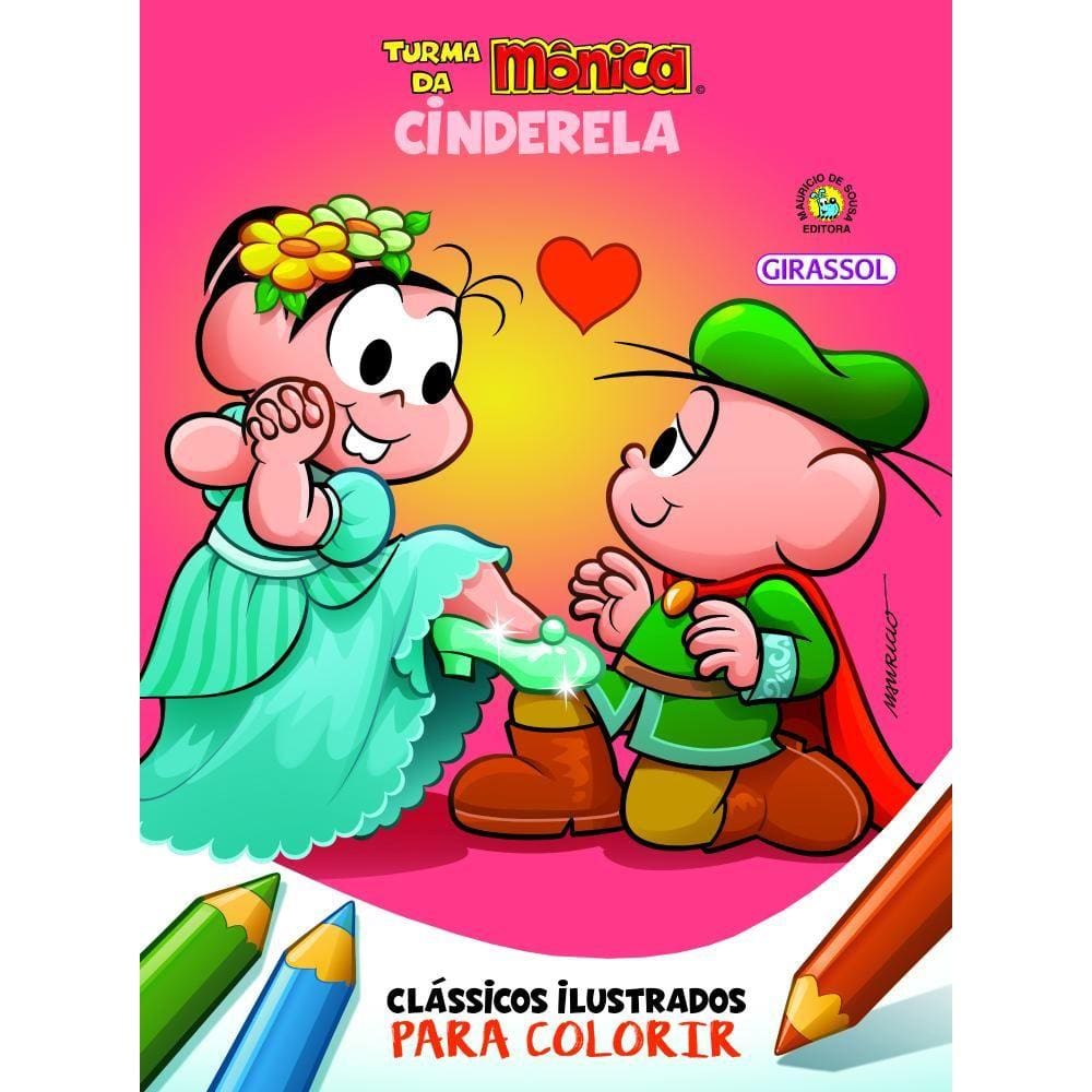 Turma da Mônica Clássicos Ilustrados para Colorir