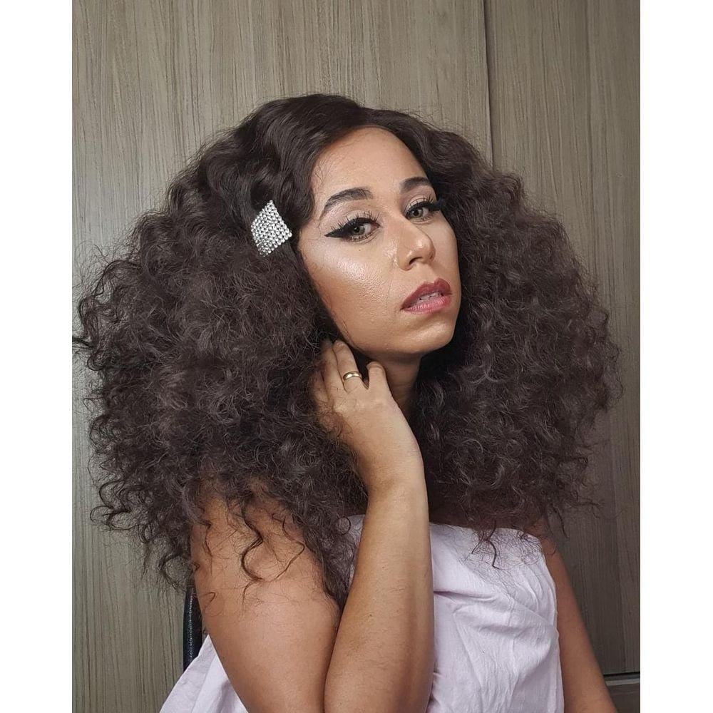 Lace Front volumosa cacho aberto Clara