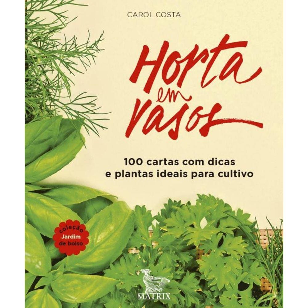 Horta em vasos